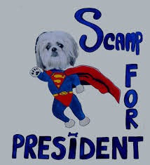 We were finally able to. Professor Scamp Presidential Pup Rally At A Secret Garden Florist Cafe At 1pm Sunday Sept 18 Ventura Breeze