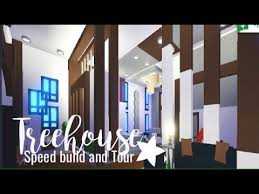 Modern aesthetic treehouse / adopt me (speed build and house tour). Modern Aesthetic Treehouse Adopt Me Speed Build And House Tour Youtube