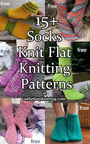 Basic socks free knitting pattern. Two Needle Sock Knitting Patterns In The Loop Knitting