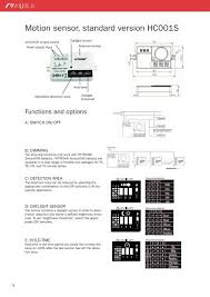 How do motion detectors work? Motion Sensor Standard Version Hc001s Aura Light
