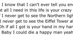 Die A Happy Man Thomas Rhett Country Lyrics What Is Life About Simple Reminders