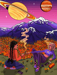Artwork By Cabin 7 Originals Ig Cabin7originals Follow For Colorful Artwork You Can Vibe With In 2020 Hippie Art Art Psychedelic Art
