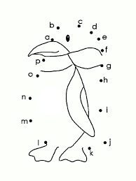 A cow, a hen, a duck, a goat, a. Penguin Dot To Dots Coloring Page Free Printable Coloring Pages For Kids