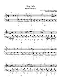 Learn to play 'hey jude' by the beatles with this free online piano lesson from the makingmusicfun.net music academy. Pin On Playground Advanced Sheet Music
