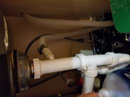 why is there sink water draining into