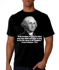 These george washington quotes come from the period when the constitution of the united states was being written. George Washington Quote Black Shirt 1776 Free Speech Etsy