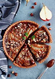 Pear And Chestnut Tart With Hazelnut Crust Tart Recipes Sweet Potato Black Beans Pumpkin Butter