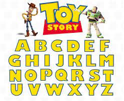 The film comprises different toys, including woody, buzz lightyear, a cowboy doll, etc. Toy Story Font Png Toy Story Alphabet Png Toy Story Letters Etsy Toy Story Font Printable Toys Toy Story