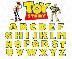 The film comprises different toys, including woody, buzz lightyear, a cowboy doll, etc. Toy Story Font Png Toy Story Alphabet Png Toy Story Letters Etsy Toy Story Font Printable Toys Toy Story