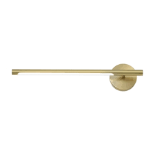 Mid Century Modern Linear Wall Sconce Metallic Led Bathroom Vanity Lighting In Gold Takeluckhome Com