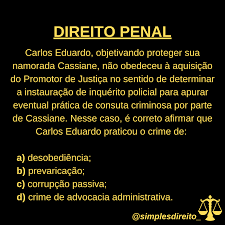 Ergueu os olhos e finalmente reparou que — perdão? Prevaricacao B Art 319 Cp Direito Penal Ii