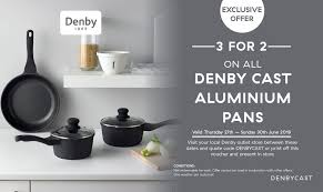 You can use any of your normal pots and pans on the wood stove. The Junction Retail And Leisure Park Cook Up A Storm This Weekend With Denby S Premium Kitchen Range Enjoy 3 For 2 On All Denby S Cast Iron Aluminium Pans This Payday