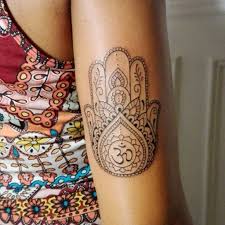 Hamsa Tattoo Design On Hand Meaningful Tattoos For Girls Hamsa Hand Tattoo Hamsa Tattoo Design
