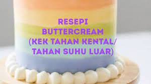Here are some tips and tricks for making buttercream frosting. Resepi Buttercream 3 Bahan Untuk Mendeko Kek Cupcakes Buttercreamrecipe Buttercream Youtube