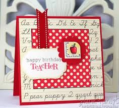 Birthday Card For Teacher By Kids Wsc107 Teacher Birthday Teacher Birthday Card Kids Birthday Cards Teacher Cards