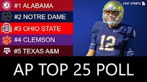Ranks 1st among universities in lynchburg with an acceptance rate of 30%. Ap Poll Top 25 College Football Rankings New 1 Team 2020 Heisman Trophy Race Ft Justin Fields Youtube