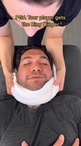 Roman Robledo pro golf player gets the Ring Dinger ® #chiropractic  #ringdinger #decompression #backpain #neckpain #asmr #cracking #golf  #pgatour