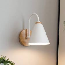 Foljha White Light Fixture On Wall In 2020 Black Wall Lamps Bedside Wall Lamp Led Wall Lights