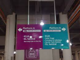 Why putrajaya and not kl sentral which rightly is the hub of rail at the moment? File Klia Ekspres Directions Jpg Wikimedia Commons