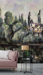 The Banks Of The Marne 1888 In 2020 Landscape Wallpaper Print Wallpaper Mural Wall Art