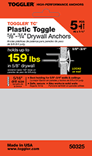 Toggler Plastic Drywall Anchor Plastic Fasteners Plastic