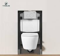 Hot Selling European Style Wall Mounted Concealed Hanging Ceramic Toilet  Concealed Tank