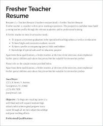 Sample Teacher Resumes Teacher Resume Samples In Word Format Easy ...