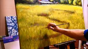 Jill is a fine art painter based out of minneapolis, mn. How To Paint A Field Of Yellow Flowers Part 1 Youtube