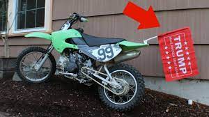 Trump Flag On Dirtbike Youtube
