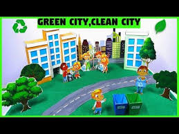 Swachh Bharat Abhiyan Model Clean City Green City Model Clean City Model For A School Project Youtube In 2020 Green City City Model School Projects