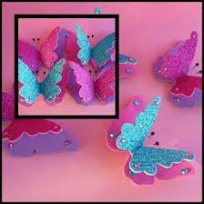 Bisuteka Mariposas Goma Eva Como Hacer Mariposas Manualidades