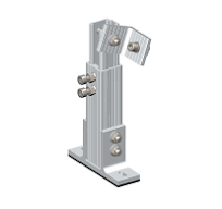 China Solar Panel Flat Roof Mounting System Rear Leg ...