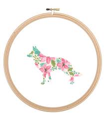 With over 200 designs, you'll find something here that is perfect for your next cross stitch project. German Shepherd Silhouette Cross Stitch Pattern Floral Water Color Effect Pet Animal Wall Art German Shepherd Cross Stitch Modern Gift Zindagi Designs