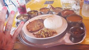 Some hotels serve rice when you order thali and some others serve when you finish chapati. Local Guides Connect Re Goan Fish Thali Fat Fish Local Guides Connect