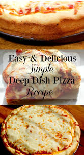 Bj S Small Deep Dish Pizza Easy Deep Dish Pizza Recipe Deep Dish Pizza Recipe Deep Dish Pizza Deep Dish Pizza Dough