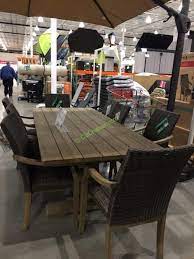 In these page, we also have variety of images available. 9 Pc Teak Dining Set Costcochaser