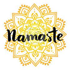 Individuelle holzschilder, türschilder, messlatten, uvm. Mandala Vektor Illustration Mit Handgezeichneten Schriftzug Leinwandbilder Bilder Namaste Geschrieben Typografische Myloview De
