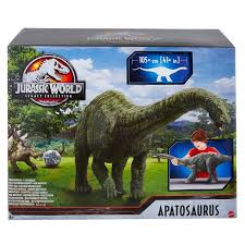 In 1917, a second specimen was found and it was named apatosaurus louisae. Mattel Jurassic World Apatosaurus Toy Newz