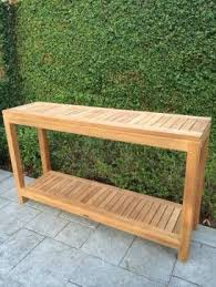Outdoor Teak Console Mecox Gardens Teak Outdoor Teak Outdoor