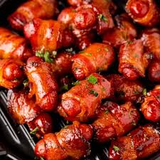 Cut the bacon into thirds and wrap each smokie. Honey Glazed Bacon Wrapped Smokies Play Party Plan