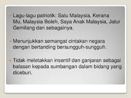 Hal ini amat membimbangkan dan kita berharap agar semangat patriotik dalam kalangan masyarakat dapat dipertingkatkan. 2 2 Patriotisme Melalui Sukan