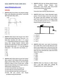 Kali ini soalkimia.com berbagi contoh pertanyaan dan penyelesaian getaran harmonik yang berjumlah 10 butir untuk mengasah kemampuan siswa untuk menghadapi ulangan. Soal Sbmptn Gerak Harmonik Sederhana