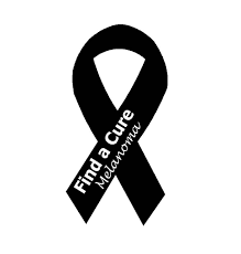 We all know about awareness ribbons. Black Ribbon For Melanoma
