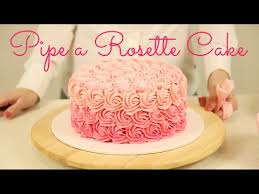 Check spelling or type a new query. Cake Trend Decorate An Ombre Rosette Cake Cake Style Youtube