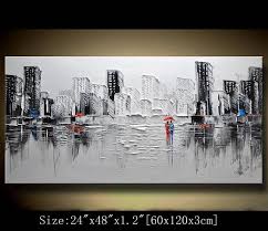 Black And White Cityscape Painting A New Type Of Abstract Wall Painting This Painting Is Definitely A Great Gift Its Also Perfect Choice Fo Abstract Wall Painting Abstract Canvas Canvas Painting