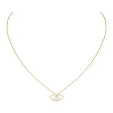 Discover the collections of jewelry by messika. Messika Evil Eye Diamond Necklace In 18k Gold