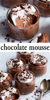 Chocolate Mousse This Is The Best Decadently Creamy Light And Billowy And Indulgently Choc Chocolate Mousse Recipe Mousse Recipes Chocolate Dessert Recipes