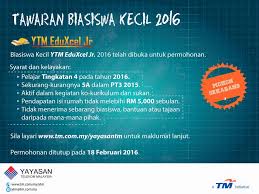 Permohonan biasiswa young leaders yayasan tm sesi 2020 kini dibuka. Yayasan Tm Facebook