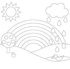 Top 25 rainbow coloring pages: Rainbow Coloring Pages Coloring Rocks