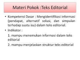 Editorial Tajuk Rencana